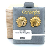 Scallop Shell Allergy Free Earrings