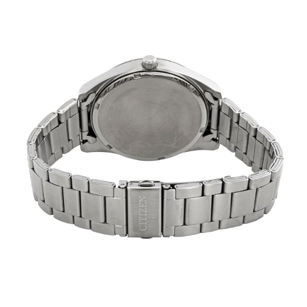 Citizen Quartz Men's Silver-Tone Dial Stainless Steel Watch