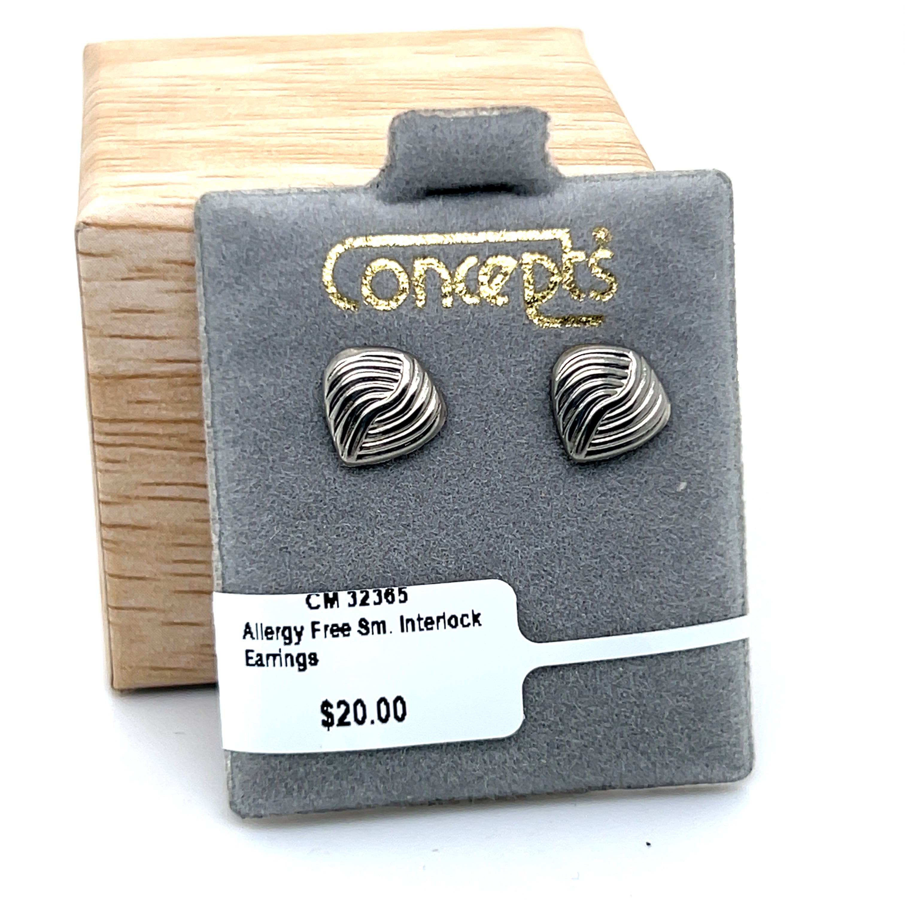 Interlocking Allergy Free Earrings