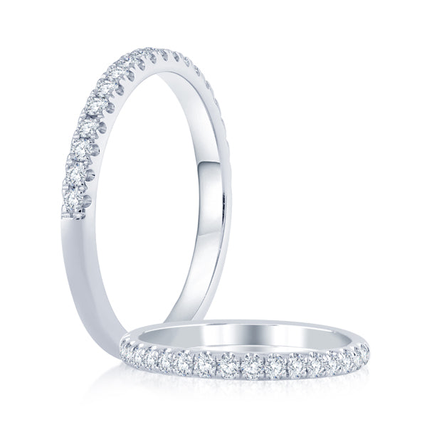 Diamond Wedding/Anniversary/Stackable Bands  -  Women'