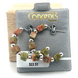 Genuine Epidote Allergy Free Earrings