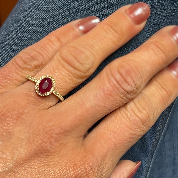 Colored Stone Rings  -  Women'