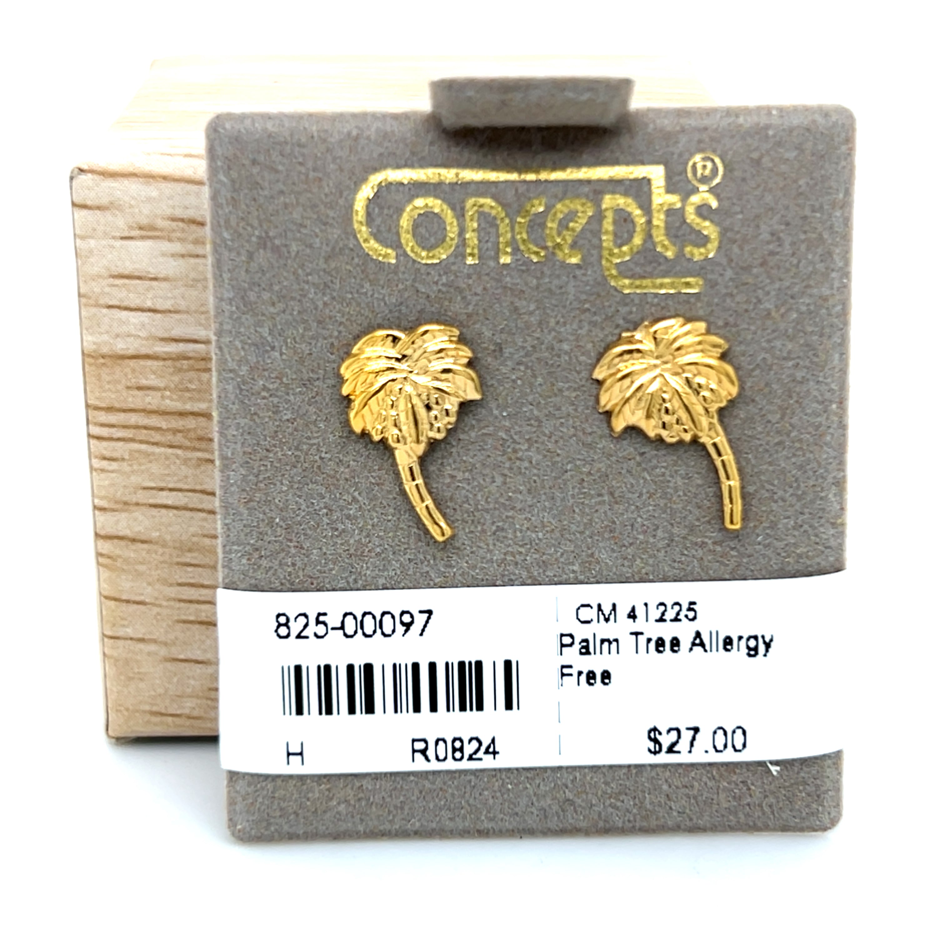 Palm Tree Allergy Free Earrings