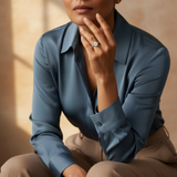 White Gold (1CT Center) Lab Grown F-G VS Oval Pave Bridal Engagement Ring