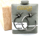 3/4" Allergy Free Hoop Earrings