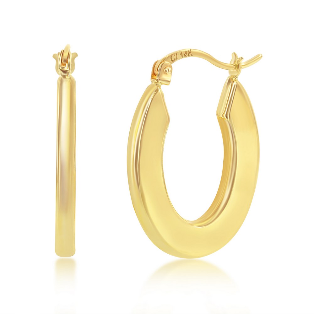 Precious Metal (No Stones) Earring