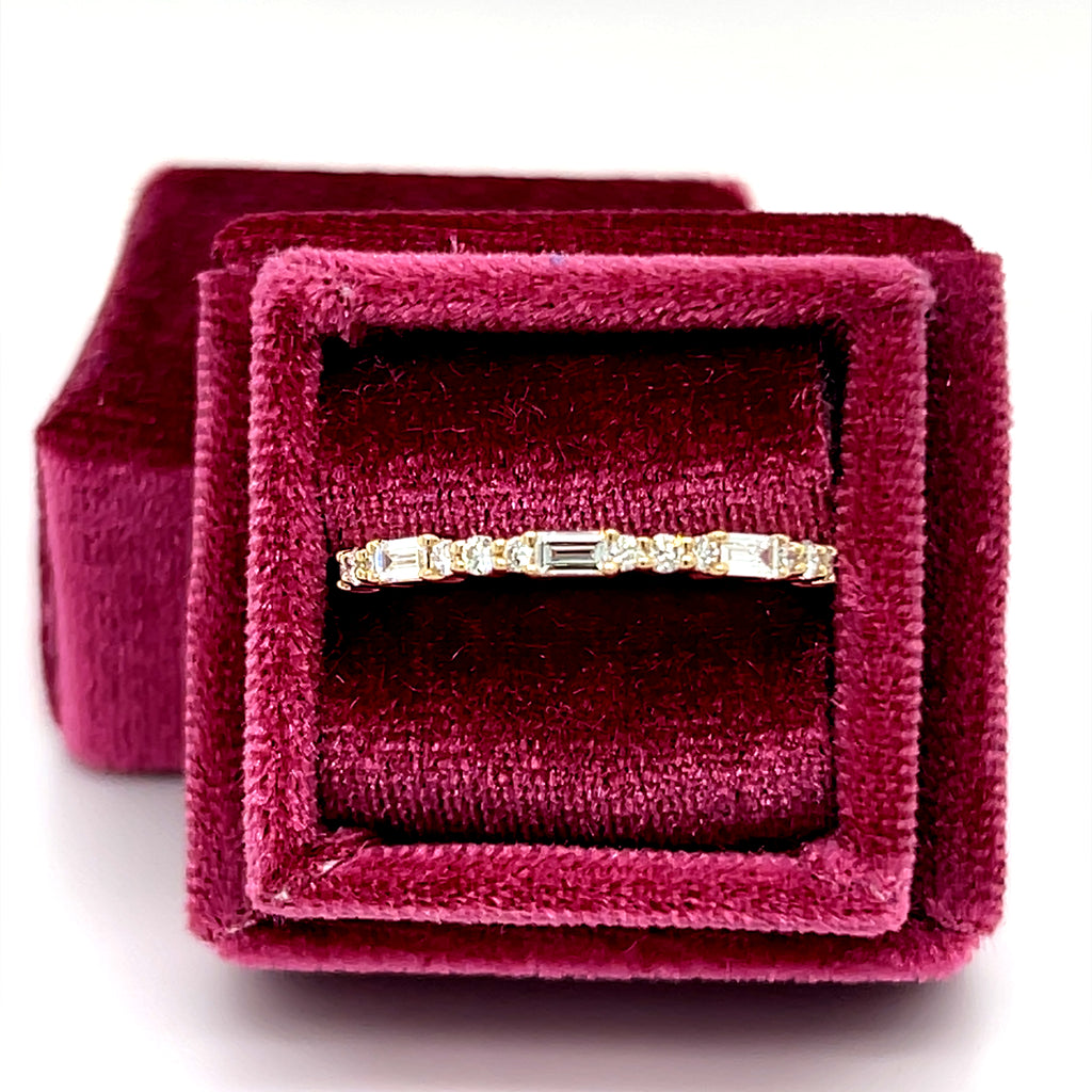 Diamond Wedding/Anniversary/Stackable Bands  -  Women'