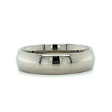 Men’s Titanium 6mm Wedding Band Size 10