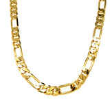 Forever Gold 7mm Figaro Necklace 18"