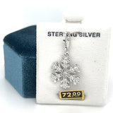 Silver Snowflake Charm