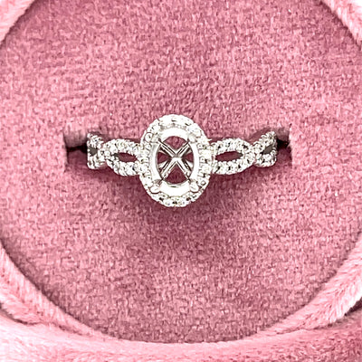 Diamond Semi-Mount Ring