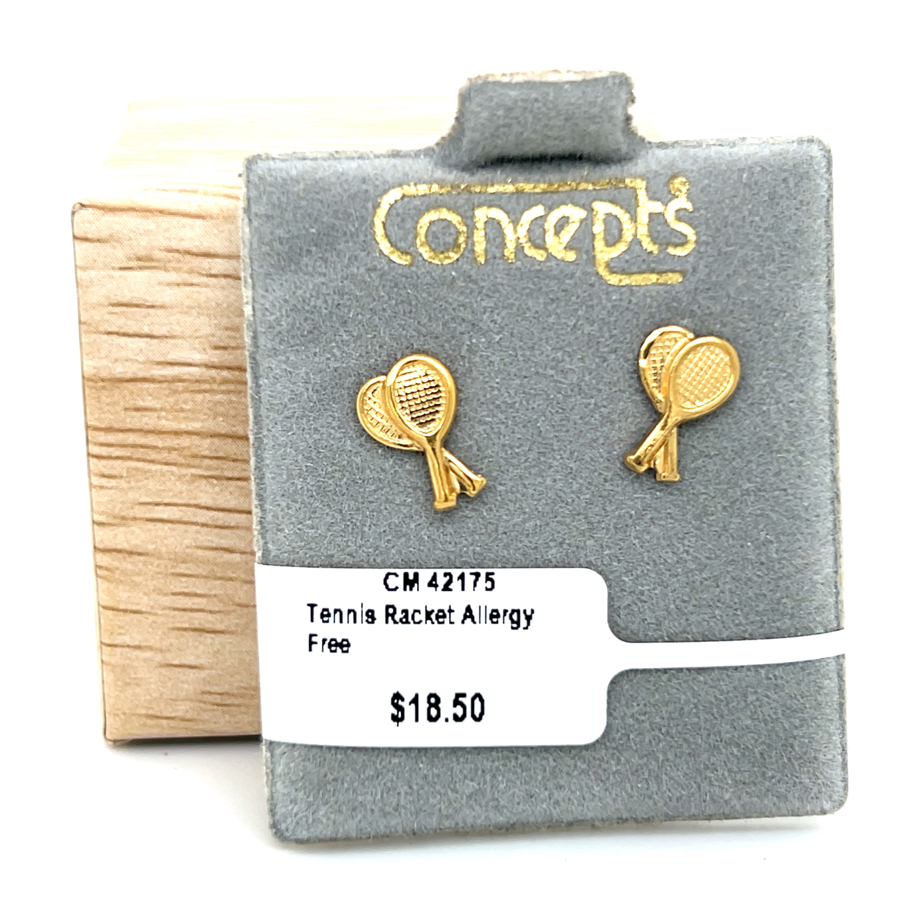 Tennis Racket Allergy Free Earrings