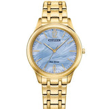 CITIZEN BLUE DIAL WOMEN’S WATCH EM1212-56L