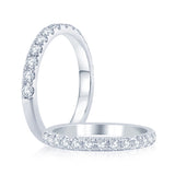 Diamond Wedding/Anniversary/Stackable Bands  -  Women'