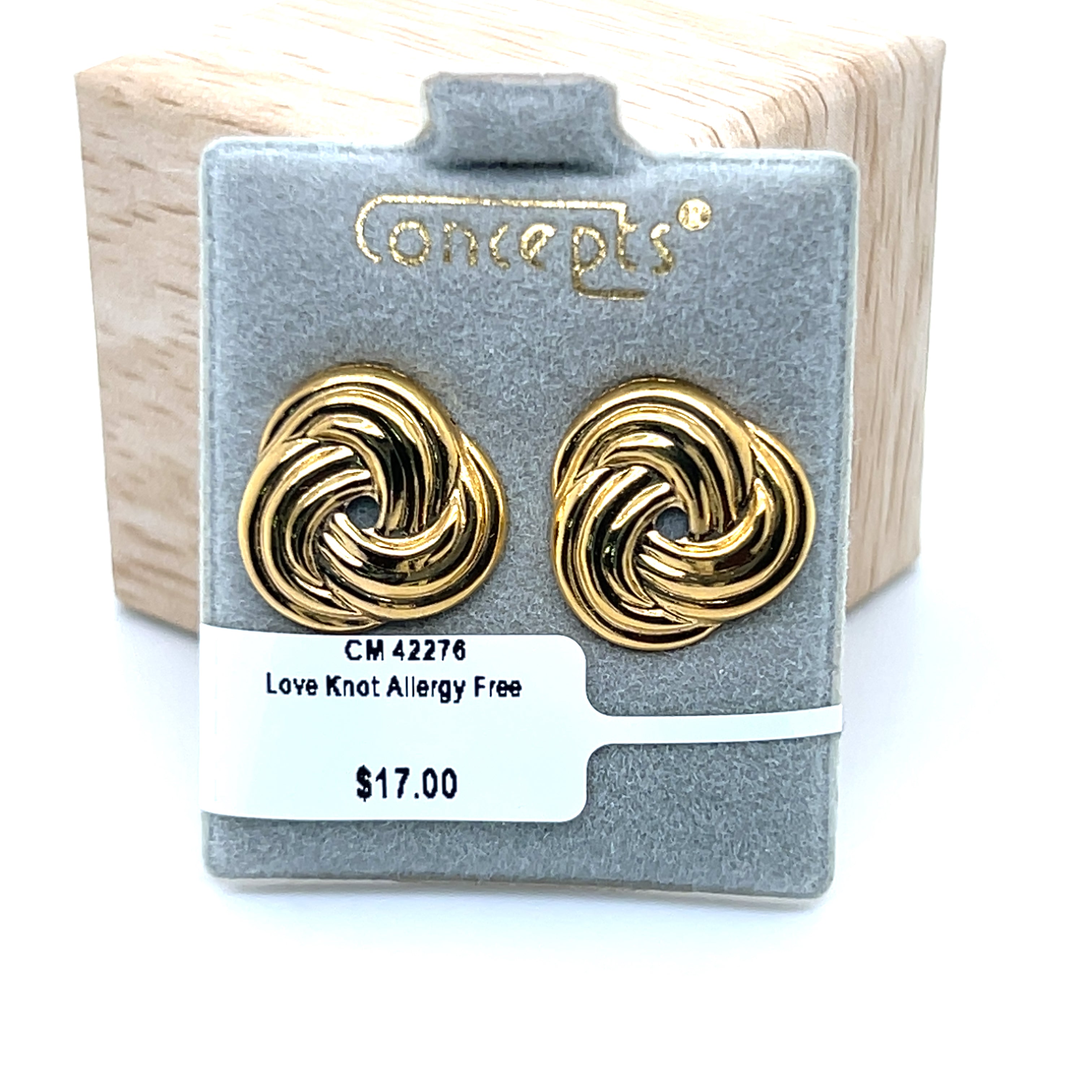 Love Knot Allergy Free Earrings