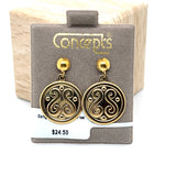 Dangle Coin Allergy Free Earrings