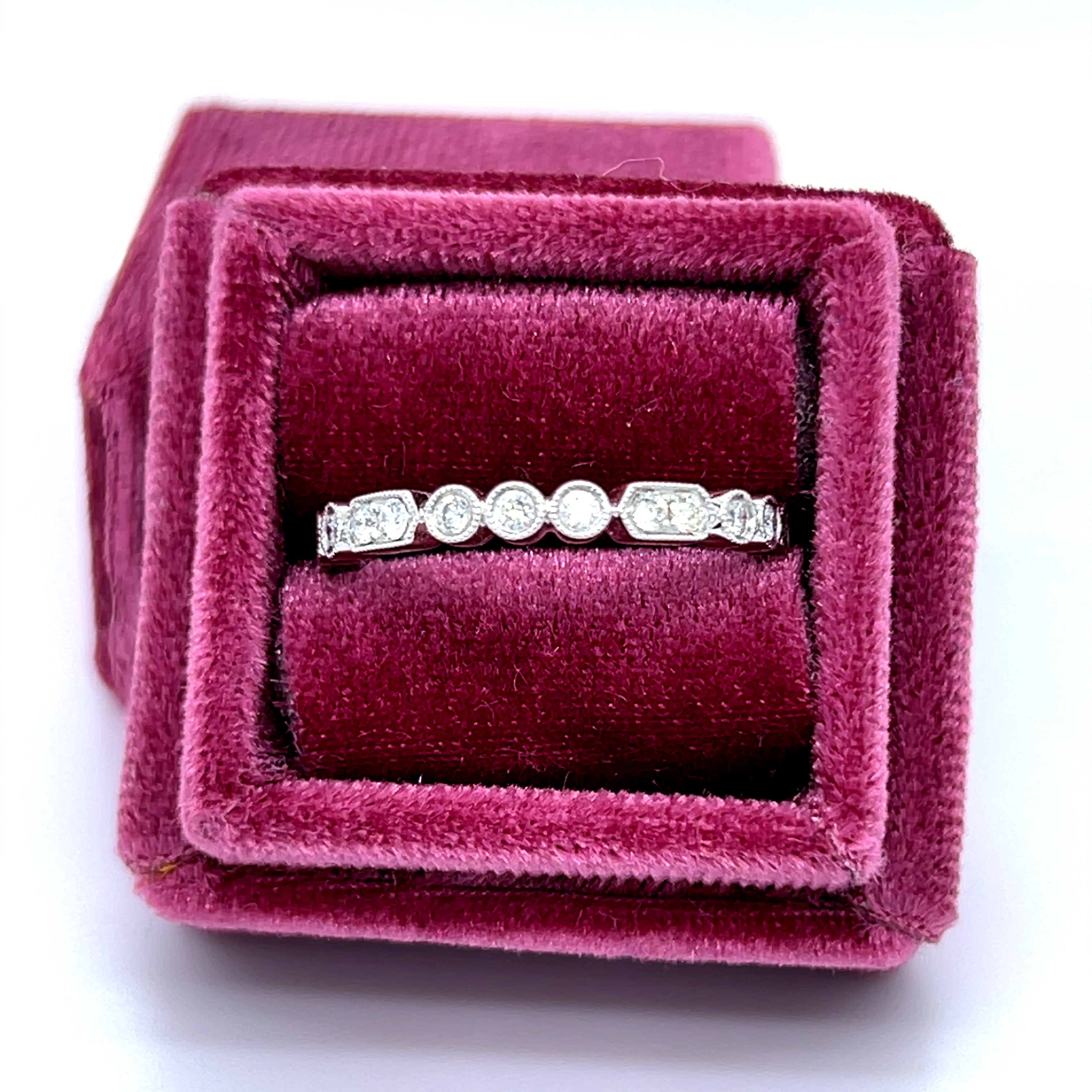 Diamond Wedding/Anniversary/Stackable Bands- Women's