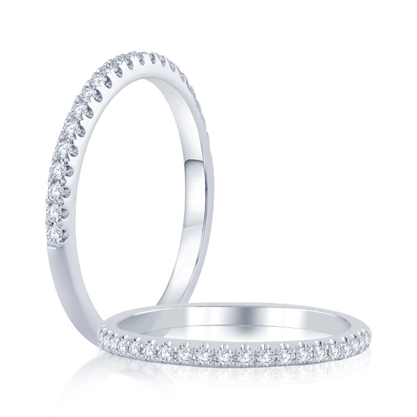 Diamond Wedding/Anniversary/Stackable Bands  -  Women'