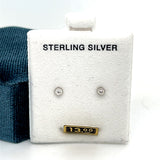 Silver 2.5mm Ball Stud Earrings