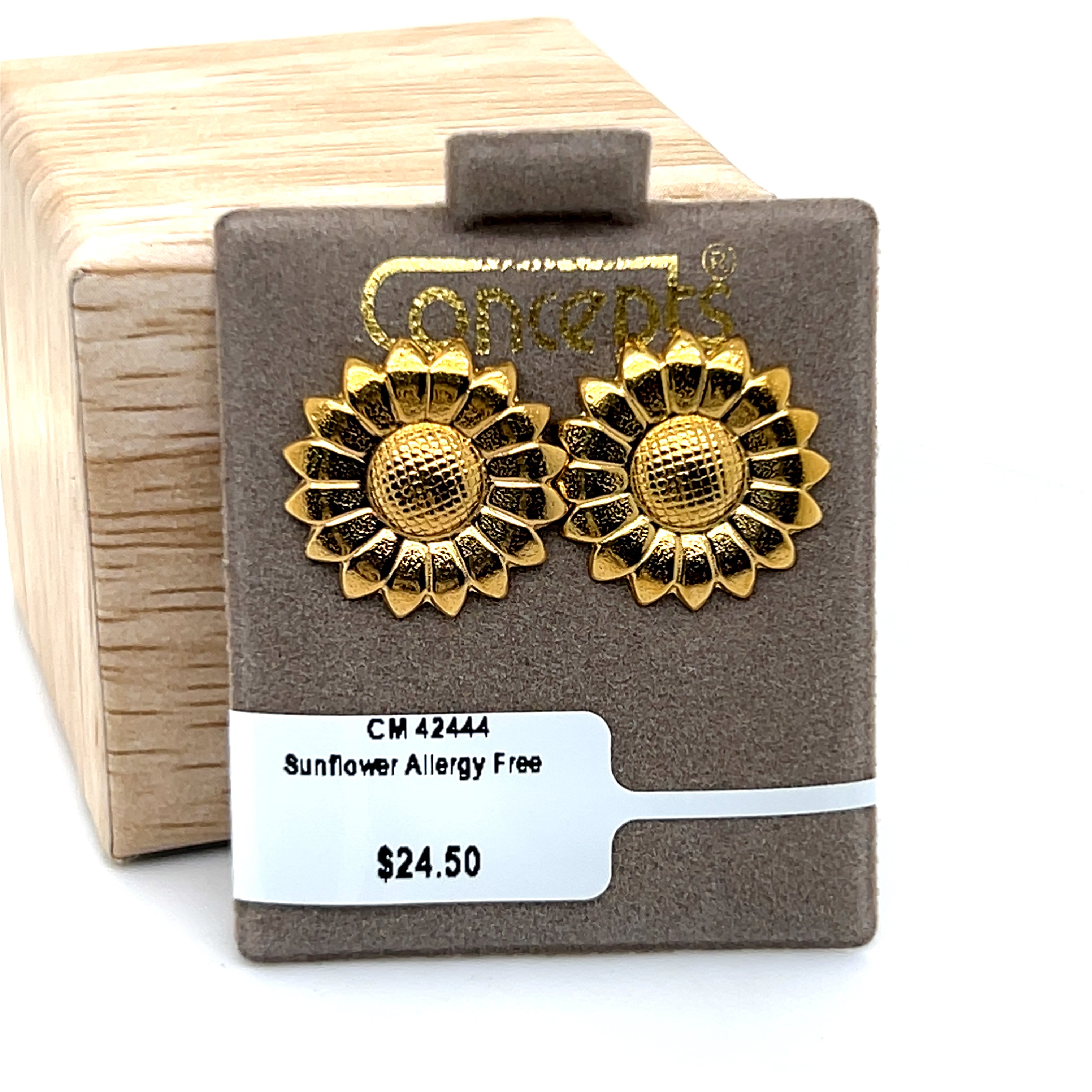 Sunflower Allergy Free Earrings