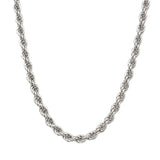 Silver 3mm Solid Rope Chain