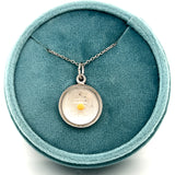 Silver Mustard Seed Pendant