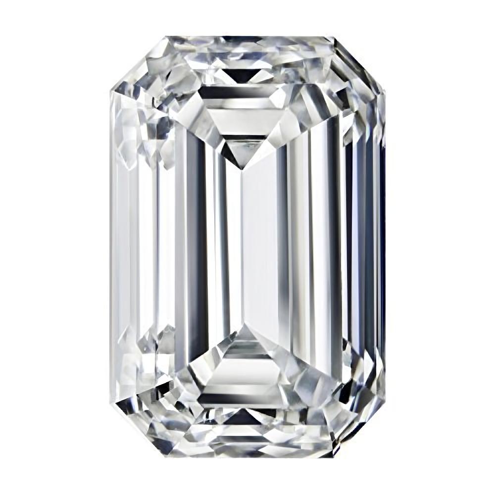 2.05CT Lab Grown Emerald Cut Diamond F Color, VS1 Clarity IGI Certified #LG700529748