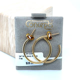 3/4" Hoop Post Allergy Free Earrings