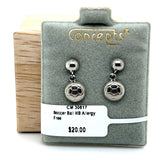 Soccer Ball Allergy Free Earrings