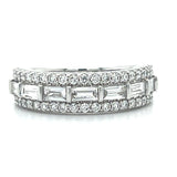 White Gold Lab Grown Diamond Band Ring