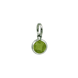 Sterling Silver August Birthstone Coin Charm Mommy Chic Collection