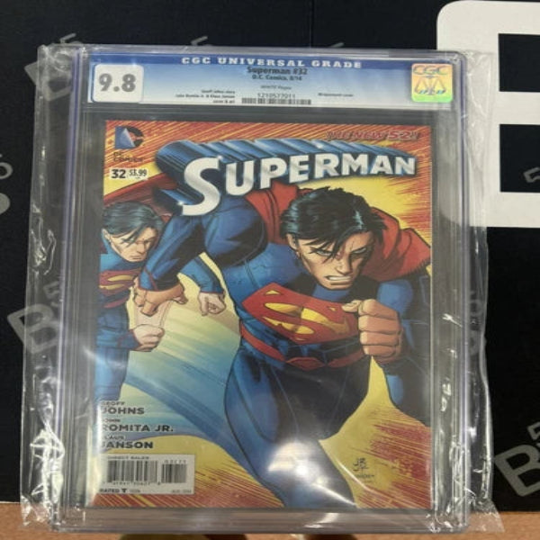 SUPERMAN 2014 # 32 CGC 9.8 NM/M 1ST APPEARANCE OF ULYSSES DC NEW 52 LEGACY FILM