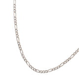 Men’s Titanium 4.7mm Figaro Chain with Lobster Clasp 22"