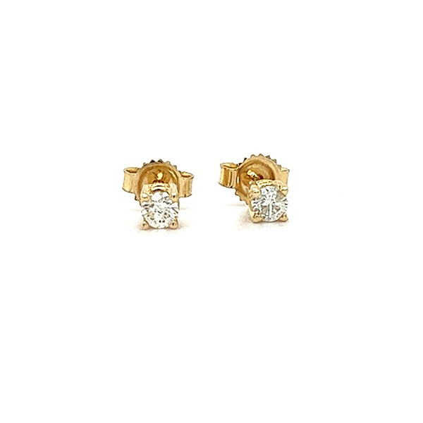 Diamond Stud Earrings in 14kt Yellow Gold (1/2ct tw) – Day's Jewelers